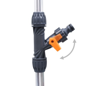 Duș de grădină cu trepied, 221 cm, aluminiu - Img 6