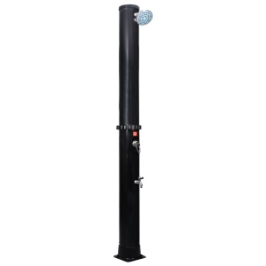 Duș solar de exterior cu cap de duș și robinet, 40 L - Img 2