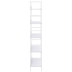 Etajeră cărți cu 5 rafturi, alb, 60 x 27,6 x 158,5 cm, PAL - Img 4