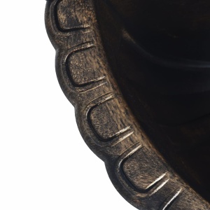 Fântână de perete cu design cap de leu, bronz - Img 6