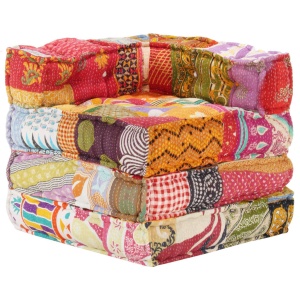 Fotoliu puf modular, model petice, material textil - Img 7