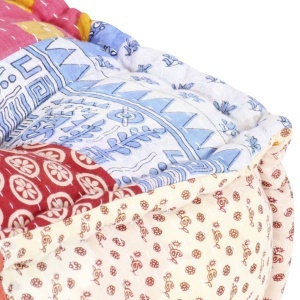 Fotoliu puf modular, model petice, material textil - Img 9