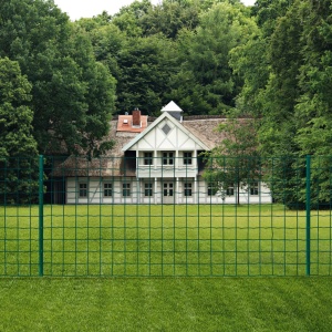 Gard Euro, verde, 20 x 0,8 m, oțel - Img 2
