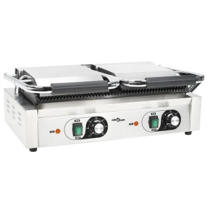 Grill Panini dublu cu striații, 58 x 41 x 19 cm, 3600 W - Img 5