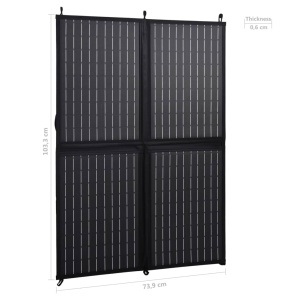 incărcător panou solar pliabil 100 W 12 V - Img 10