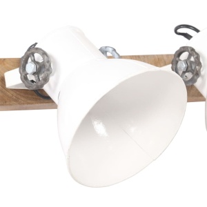 Lampă de perete industrială, alb, 65 x 25 cm, E27 - Img 8