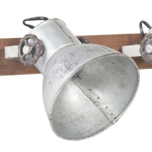 Lampă de perete industrială, argintiu, 45 x 25 cm, E27 - Img 5
