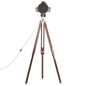 Lampă de podea cu trepied, 180 cm, lemn masiv de mango - Img 8