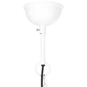 Lampă suspendată industrială, 25 W, alb, 40 cm, E27, rotund - Img 7