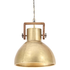 Lampă suspendată industrială, 25 W, arămiu, 40 cm, E27, rotund - Img 5