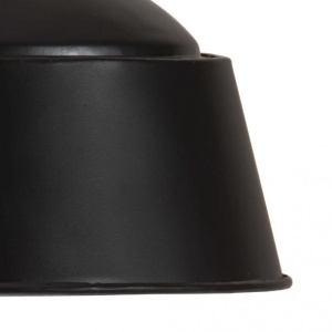 Lampă suspendată industrială, negru, 32 cm, E27 - Img 7