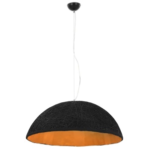 Lampă suspendată, negru și auriu, Ø70 cm, E27 - Img 4