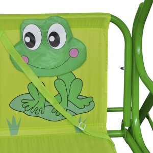 Leagăn pentru copii, verde - Img 4