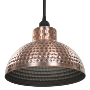 Lustre semisferice de culoare arămie, 2 buc. - Img 6