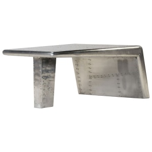 Masă cafea Aviator din aluminiu, stil vintage aeronavă Airman - Img 3