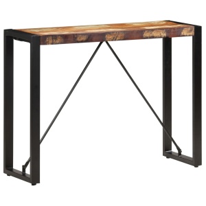 Masă consolă, 110 x 35 x 76 cm, lemn masiv reciclat - Img 7