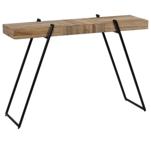 Masă consolă, 120 x 35 x 81 cm, lemn de tec reciclat - Img 10