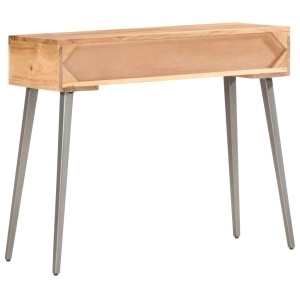 Masă consolă, 90 x 30 x 75 cm, lemn masiv de acacia - Img 4