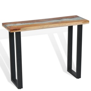 Masă consolă Lemn de tec 100 x 35 x 75 cm - Img 4