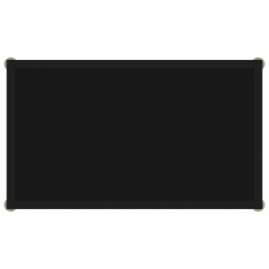 Masă consolă, negru, 60 x 35 x 75 cm, sticlă securizată - Img 4