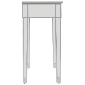 Masă consolă tip oglindă, MDF și sticlă, 106,5 x 38 x 76,5 cm - Img 8