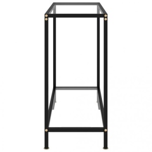 Masă consolă, transparent, 80 x 35 x 75 cm, sticlă securizat - Img 3