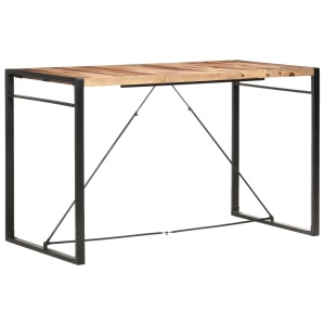 Masă de bar, 180 x 90 x 110 cm, lemn masiv de sheesham - Img 9