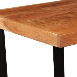Masă de bar, lemn masiv de acacia, 60 x 60 x 107 cm - Img 4