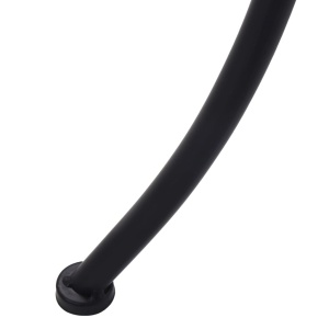 Masă de bistro mozaic, negru și alb, 60 cm, ceramică - Img 6