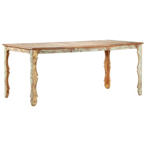 Masă de bucătărie, 180 x 90 x 76 cm, lemn masiv reciclat - Img 5