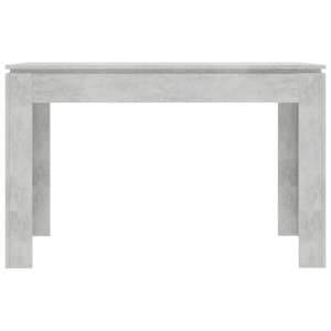 Masă de bucătărie, gri beton, 120 x 60 x 76 cm, PAL - Img 4