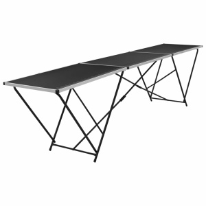 Masă de lipire pliabilă, 300 x 60 x 78 cm, MDF și aluminiu - Img 2