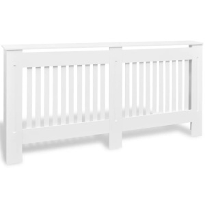 Mască pentru calorifer, MDF, 172 cm, alb - Img 2