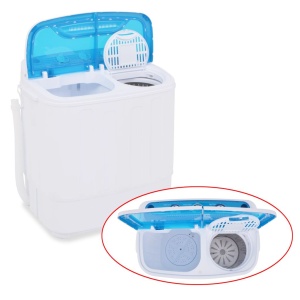 Mașină de spălat mini, cuvă dublă, 5,6 kg - Img 8