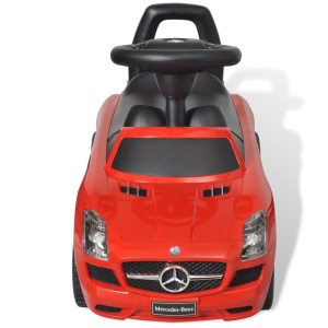 Mașină pentru copii fără pedale Mercedes Benz Roșu - Img 2