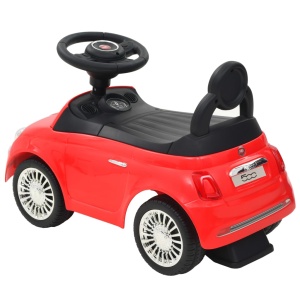 Mașinuță fără pedale Fiat 500 Roșu - Img 3