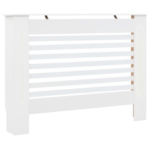 Măști de calorifer, 2 buc., alb, 112 x 19 x 81,5 cm, MDF - Img 3