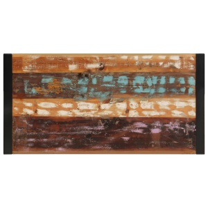Măsuță de cafea, 120 x 60 x 40 cm, lemn masiv reciclat - Img 4