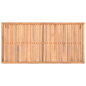 Măsuță de cafea de grădină, 110x55x36 cm, lemn masiv acacia - Img 6