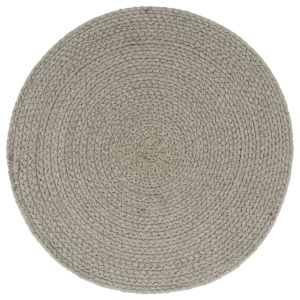 Naproane, 6 buc., gri, 38 cm, bumbac, rotund - Img 3