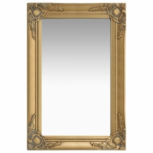 Oglindă de perete in stil baroc, auriu, 60 x 40 cm - Img 3