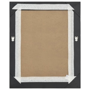 Oglindă de perete in stil baroc, negru, 50 x 60 cm - Img 6
