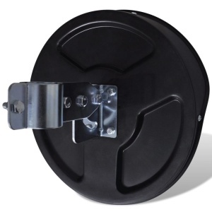 Oglindă de trafic convexă, negru, 30 cm, plastic PC, de exterior - Img 4