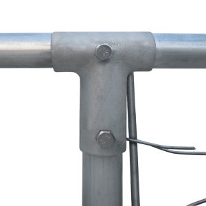Padoc pentru câini de exterior, 4 x 4 x 1 m, oțel galvanizat - Img 3
