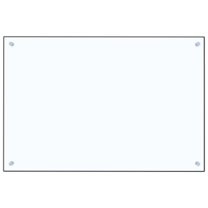 Panou antistropi bucătărie transparent 90x60 cm sticlă securiz. - Img 3