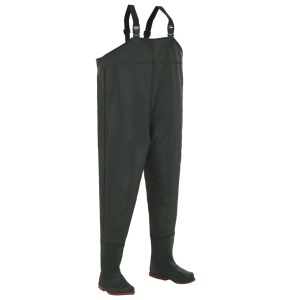 Pantaloni de vânătoare cu cizme, verde, mărime 44