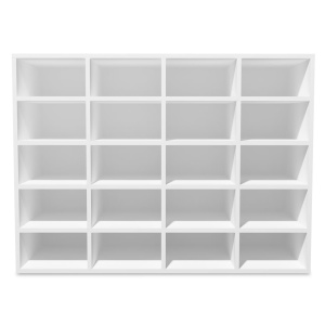 Pantofar, alb, 92 x 30 x 67,5 cm, PAL - Img 3