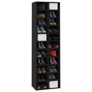 Pantofar, negru, 54 x 34 x 183 cm, PAL - Img 3