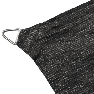 Pânză parasolar, antracit, 2 x 2 m, HDPE, pătrat - Img 3