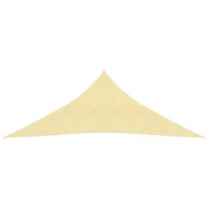 Pânză parasolar, bej, 3 x 3 x 3 m, HDPE, 160 g/m² - Img 3